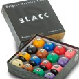 Tournament Black Pool Ball Set